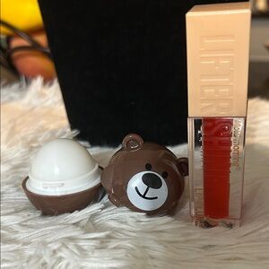 Bundle Lifter Gloss with Bear Lip Balm in Red